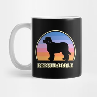 Bernedoodle Vintage Sunset Dog Mug